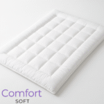 Topper Saltea Comfort Soft 160×200 cm Damasc Dunga 1 cm Deluxe Pucioasa - imagine 3