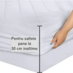 Protectie Saltea matlasata Comfort Soft 160×200 cm Deluxe Pucioasa - imagine 2