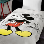 Pătura Pat Mickey TAC Disney Premium 160x220 cm - Confort Moale pentru Dormitor - imagine 2