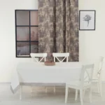 Fata De Masa Damasc Alba Colection Deluxe 160x220cm Cu Bordura Bej