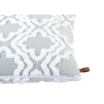 Fata Perna Decorativa Embosata Gri 42×42 cm 100% Poliester - imagine 2