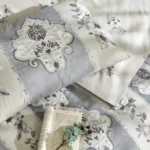 Lenjerie Pat King Size Edwina Gri TAC - Bumbac Ranforce - imagine 2
