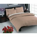 Lenjerie Pat King Size Capucino TAC - Bumbac Satinat