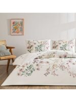 Lenjerie Pat King Size Elowen Verde TAC - Bumbac Ranforce