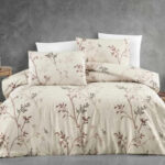 Lenjerie Pat King Size Ecosse Bej - Bumbac Ranforce