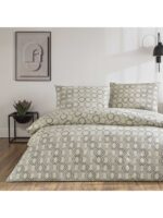 Lenjerie Pat King Size Galen Gri TAC - Bumbac Ranforce