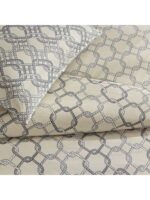 Lenjerie Pat King Size Galen Gri TAC - Bumbac Ranforce - imagine 3
