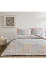 Lenjerie Pat King Size Nevora TAC Pembe - Bumbac Ranforce