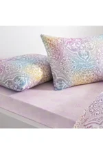 Lenjerie Pat King Size Nevora TAC Pembe - Bumbac Ranforce - imagine 2