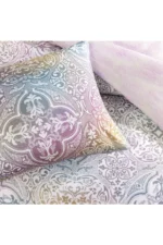 Lenjerie Pat King Size Nevora TAC Pembe - Bumbac Ranforce - imagine 3
