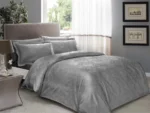 Lenjerie Pat King Size Damasc Antracit TAC - Bumbac 100%