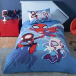 Lenjerie Pat Dubla Spidey and Friends TAC - Bumbac Ranforce