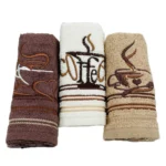 Set 3 prosoape bucatarie Cafea 2 Gul 30x50cm (Bumbac)